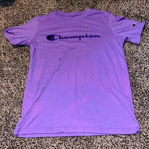 Purple Champion youth XL t-shirt.